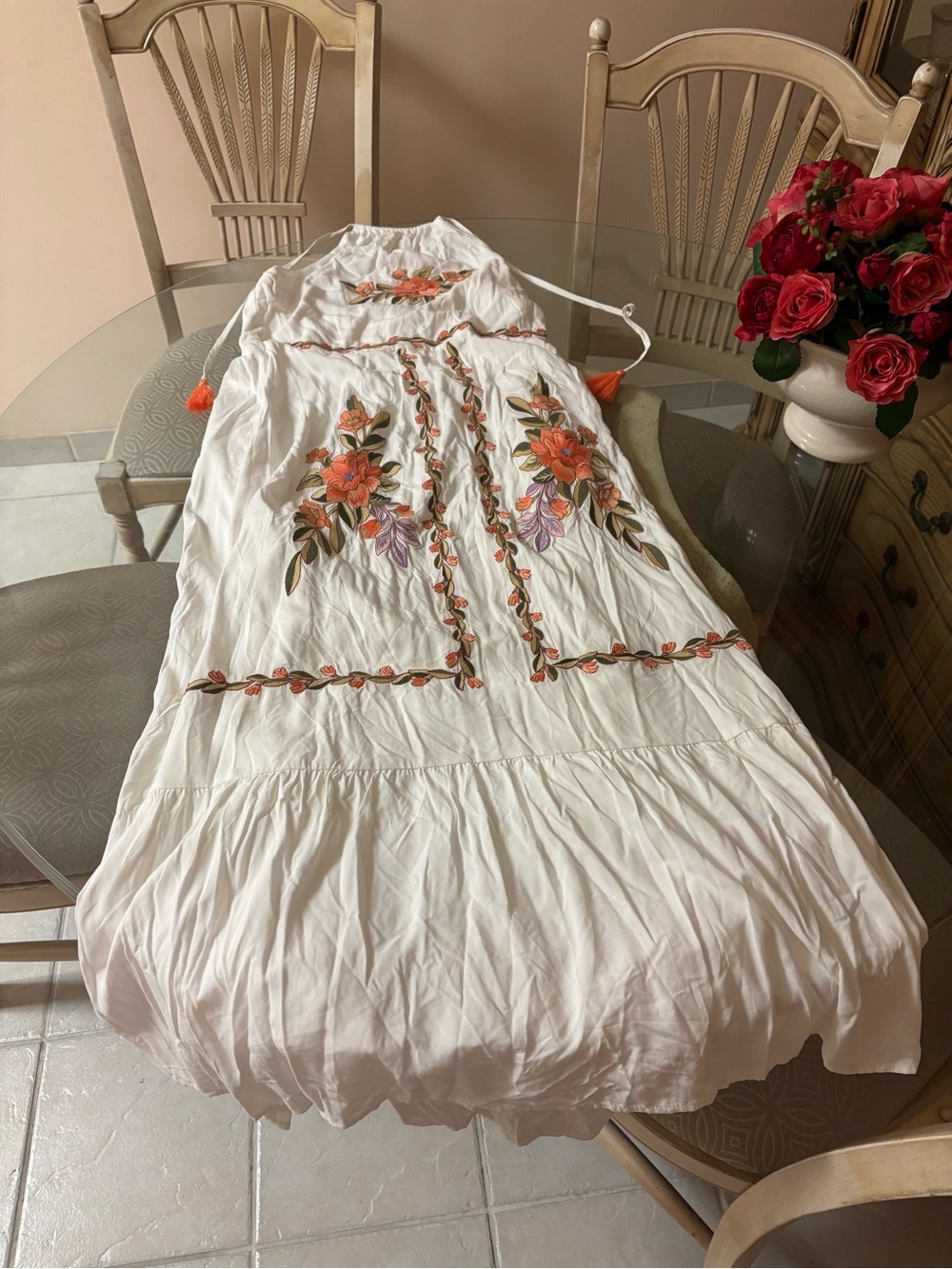 Women’s floral maxi dress